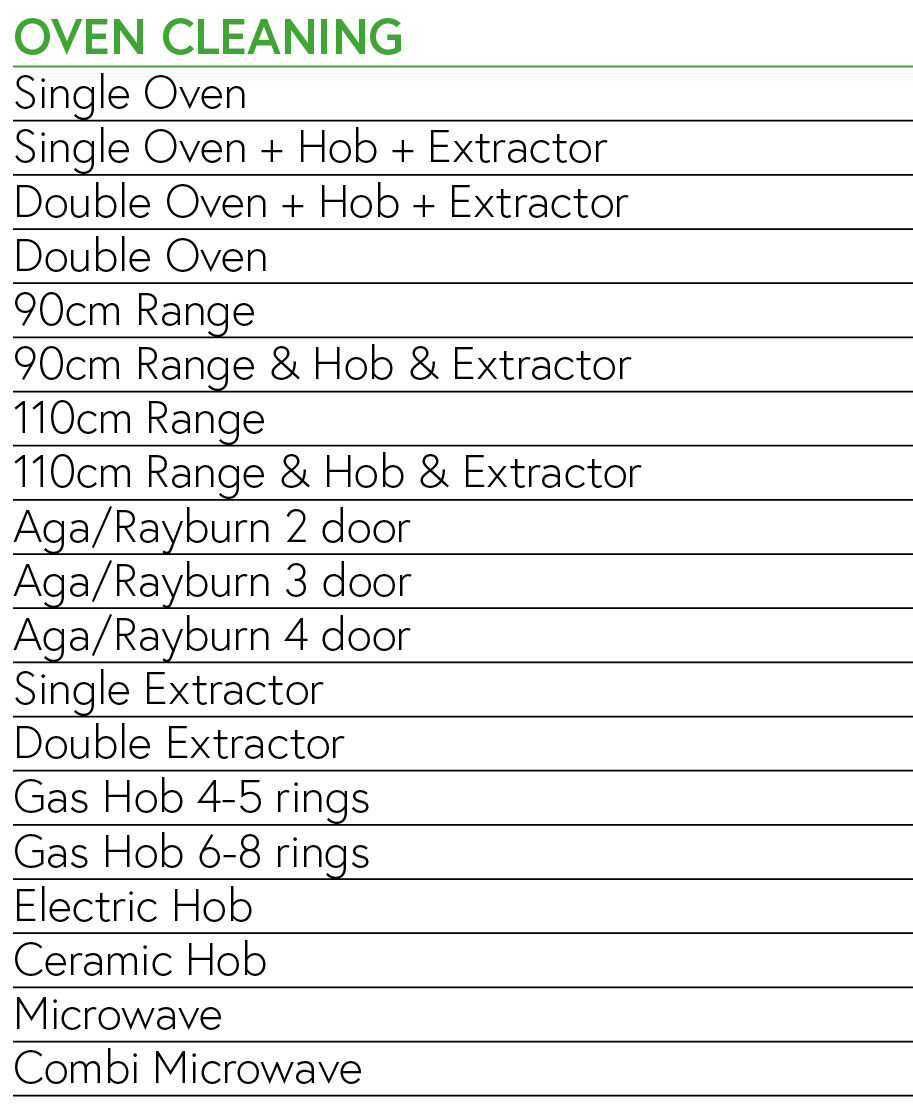 Oven Cleaning